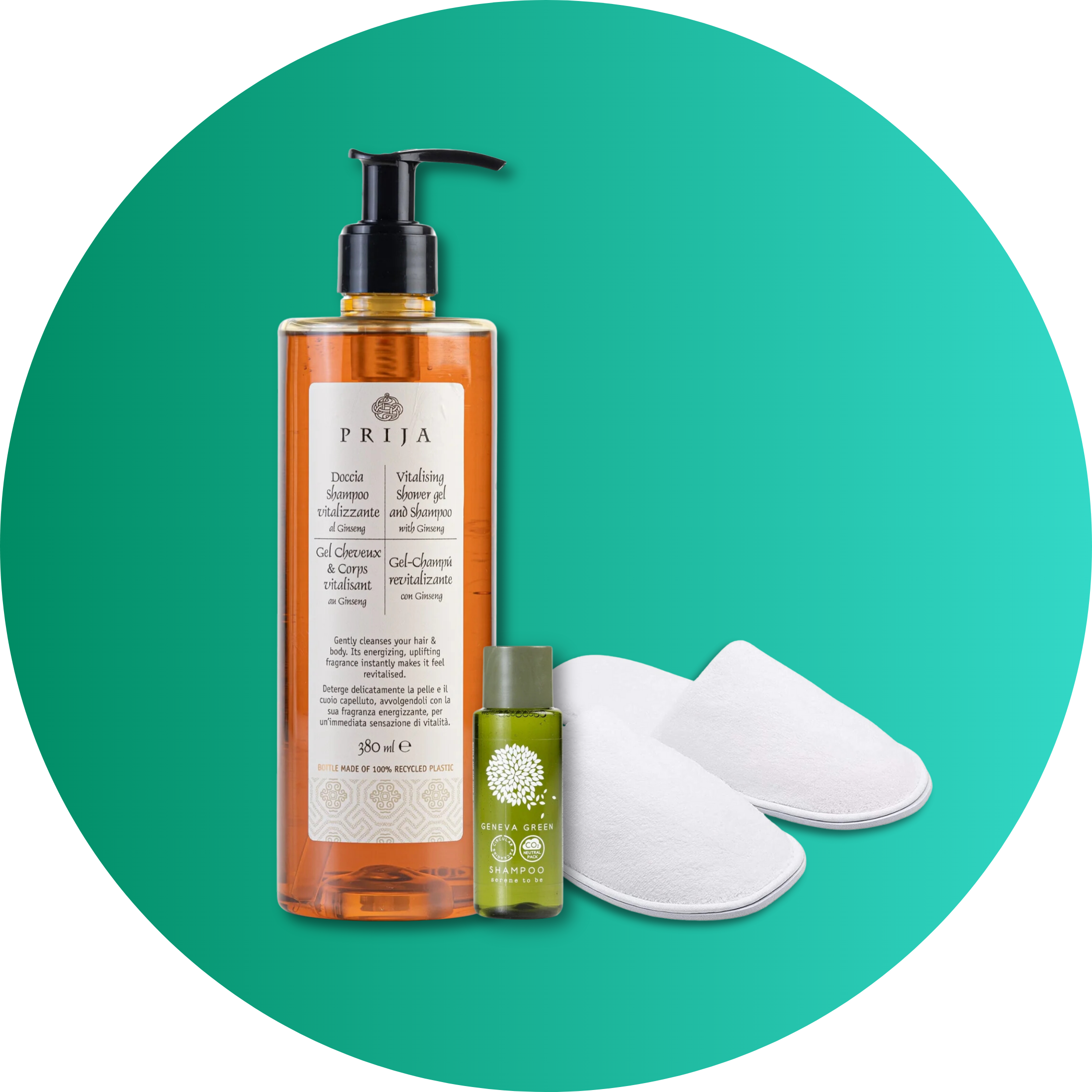 Kit Cortesia B&B Le Jardin Med - Shampoo, Bagnoschiuma E Saponetta Profumati - Foto 2