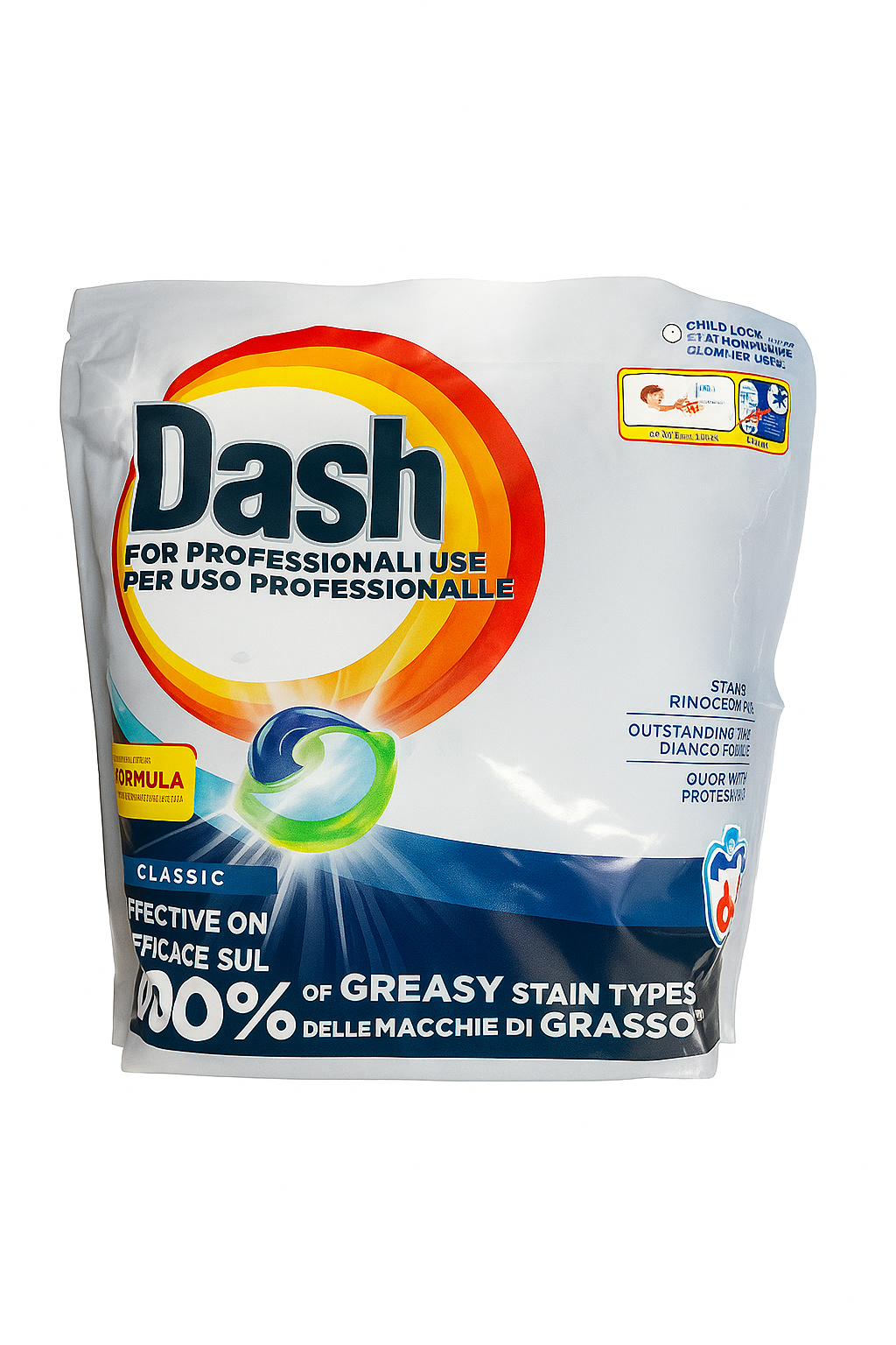 Dash Professional detersivo per Lavatrice - 60 Pods