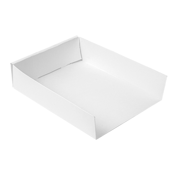 100 pezzi Vassoi in Carta con Interno Plastificato – Ideali per scatole Dama altezza 4cm