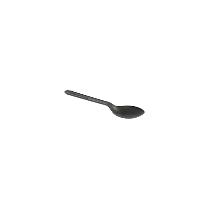 Mini Cucchiaini Finger Food in CPLA Nero Compostabile – 10 cm