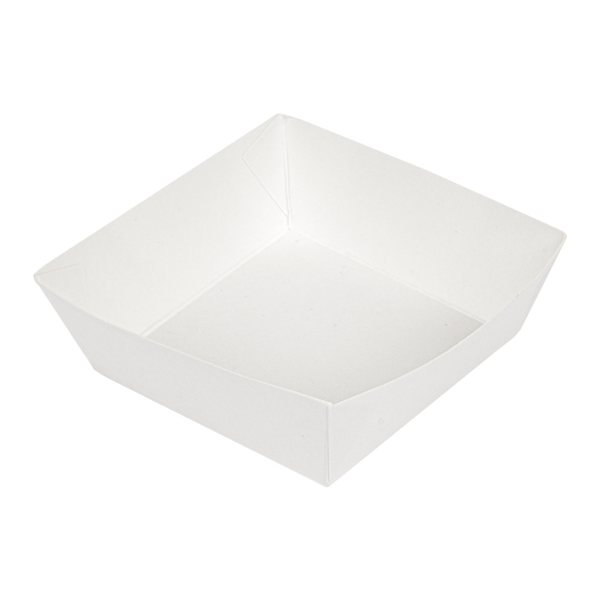 100 pezzi Vassoi in Carta con Interno Plastificato – Ideali per scatole Dama altezza 4cm