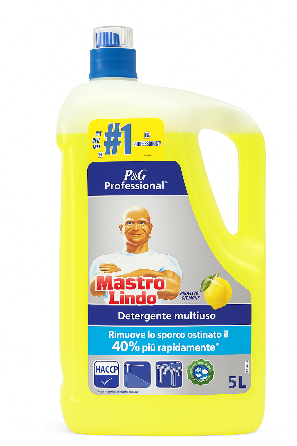 Nuovo MastroLindo Professional Lavapavimento Limone 5Lt