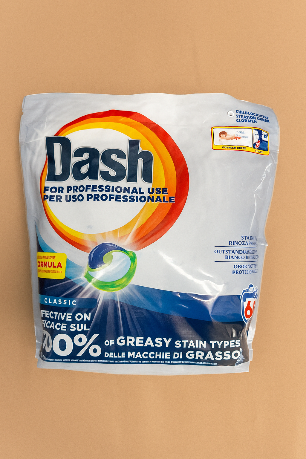 Dash Professional detersivo per Lavatrice - 60 Pods