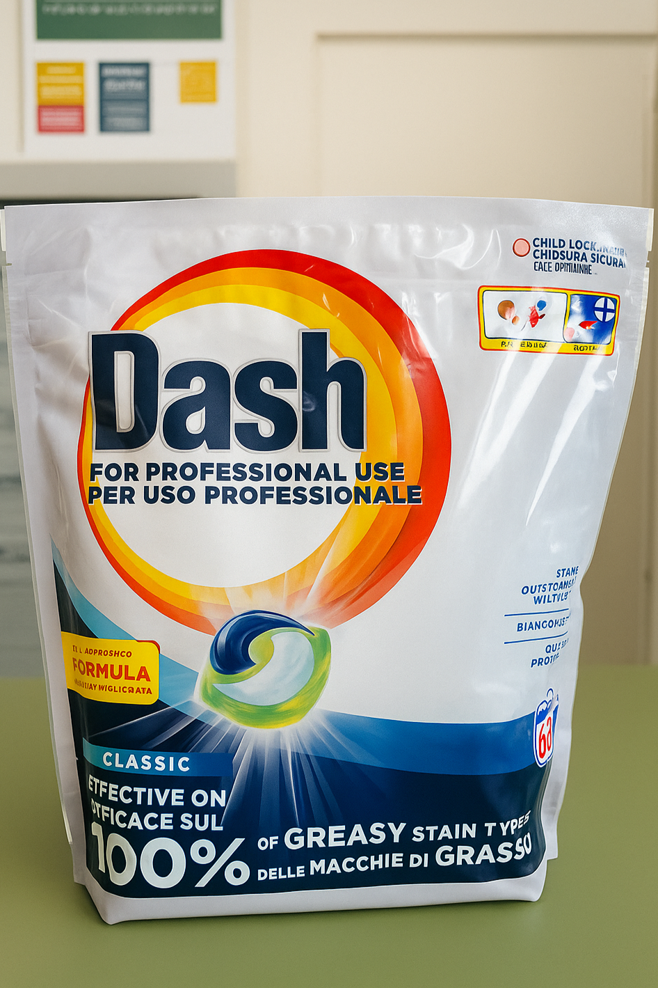 Dash Professional detersivo per Lavatrice - 60 Pods