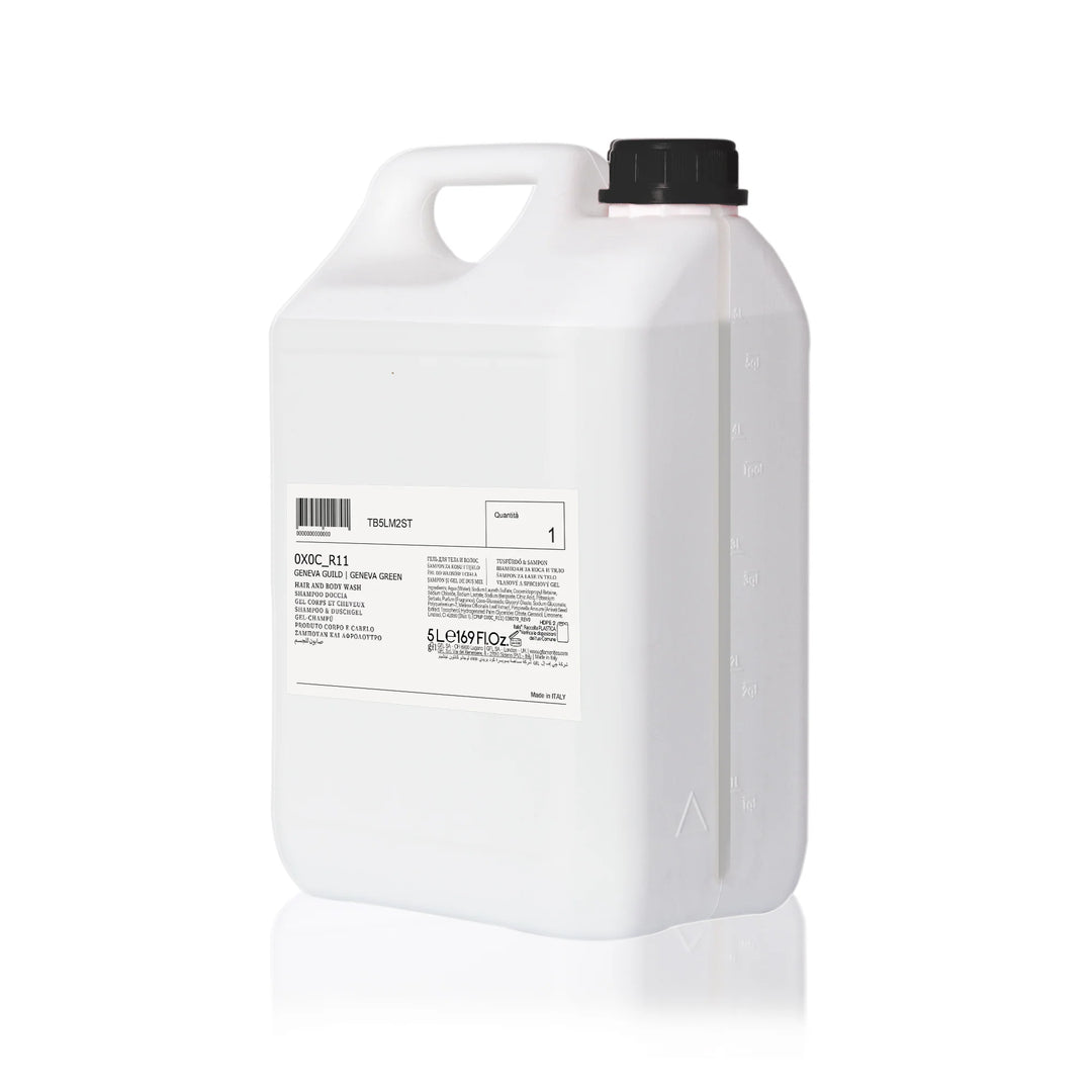 Doccia Shampoo Geneva Guild Gfl con estratto di anice verde e melissa - Ricarica da 5 litri