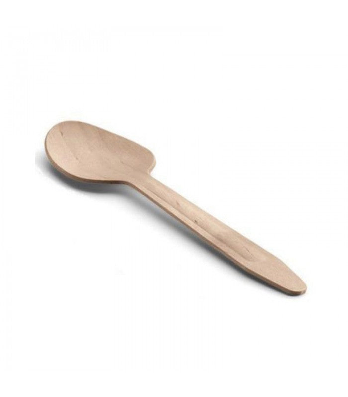 Cucchiaini monouso in Legno di Betulla 11 cm - 100pz