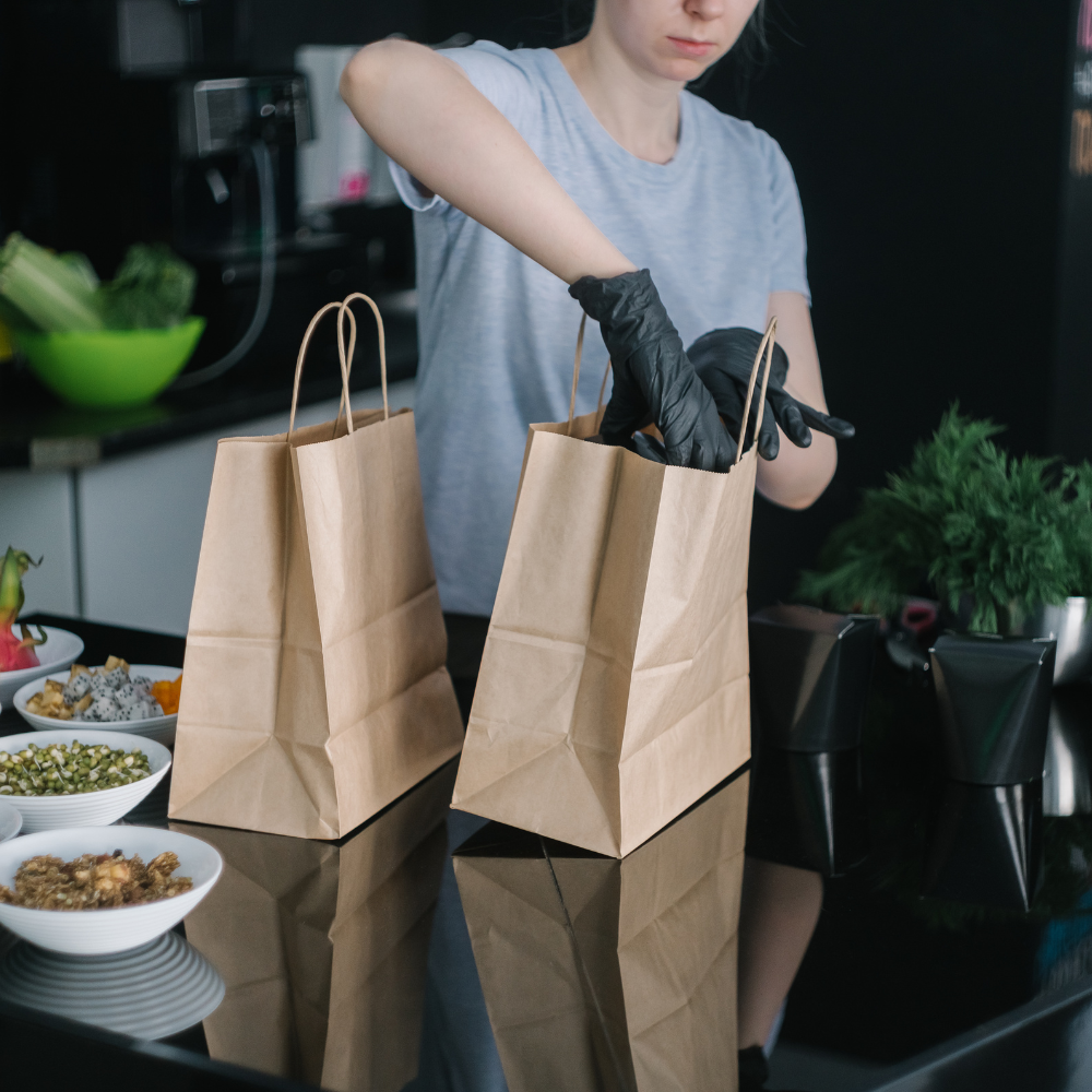 Guanti Monouso in Nitrile Food Touch – Confezione da 100 Pezzi