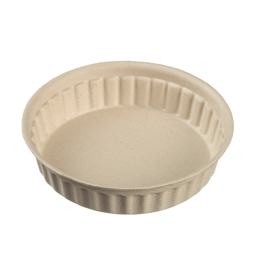 Ciotolina Tortiera in Polpa di Canna 180 ml – Ø109 mm H25 mm – 50 Pezzi