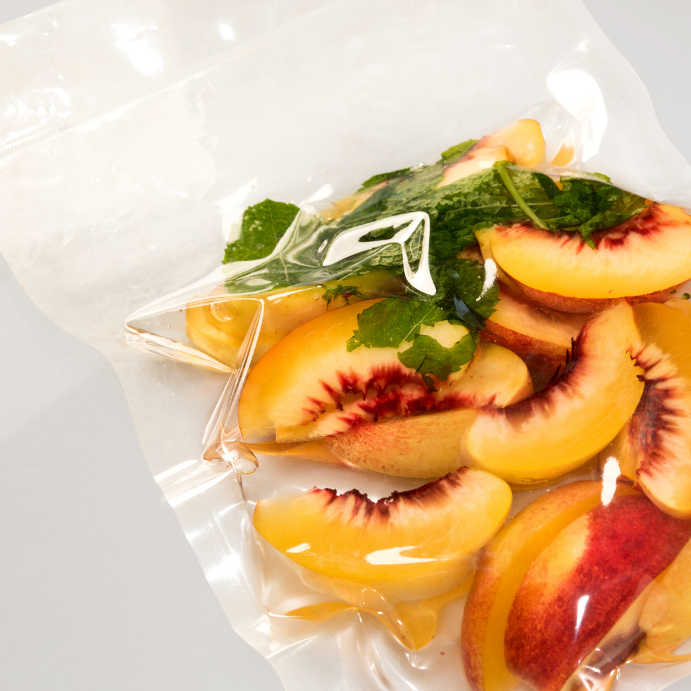 100 pezzi Sacchetti Sottovuoto Lisci per Conservazione Alimenti