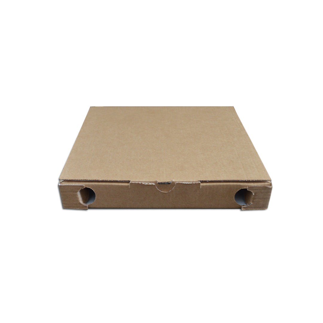100pz Scatole pizza in cartoncino avana 24x24cm modello Italiano