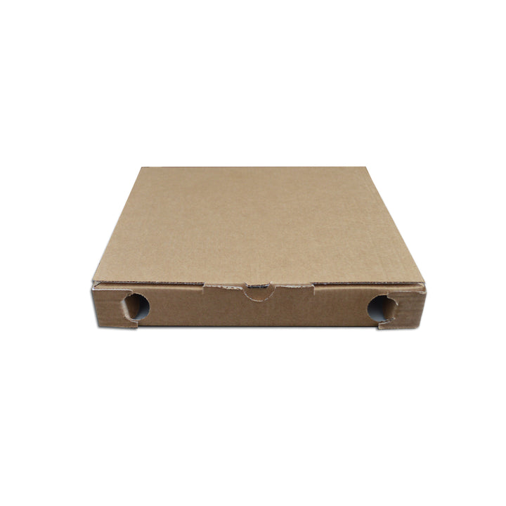 100pz Scatole pizza in cartoncino avana 24x24cm modello Italiano