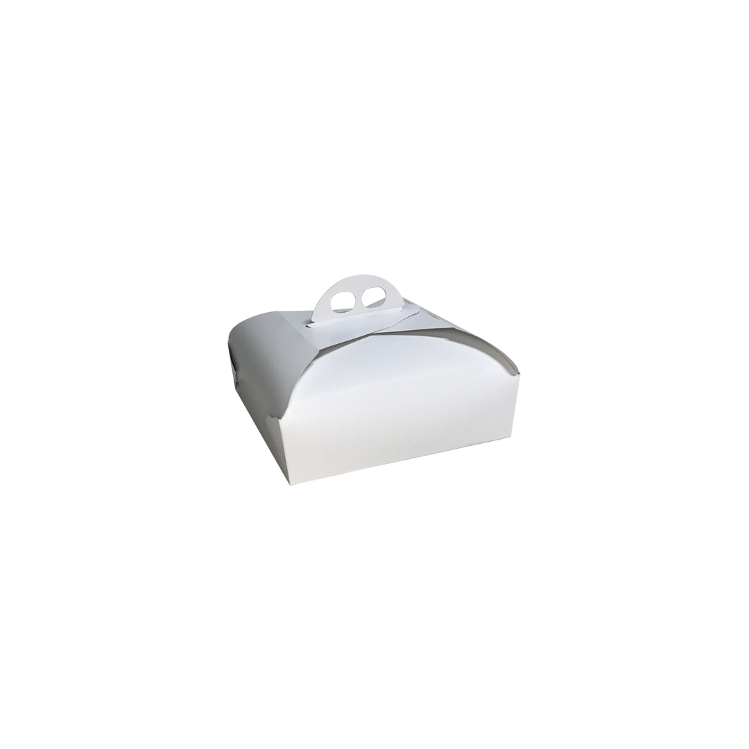 25pz Scatole porta Torta quadrate con manico