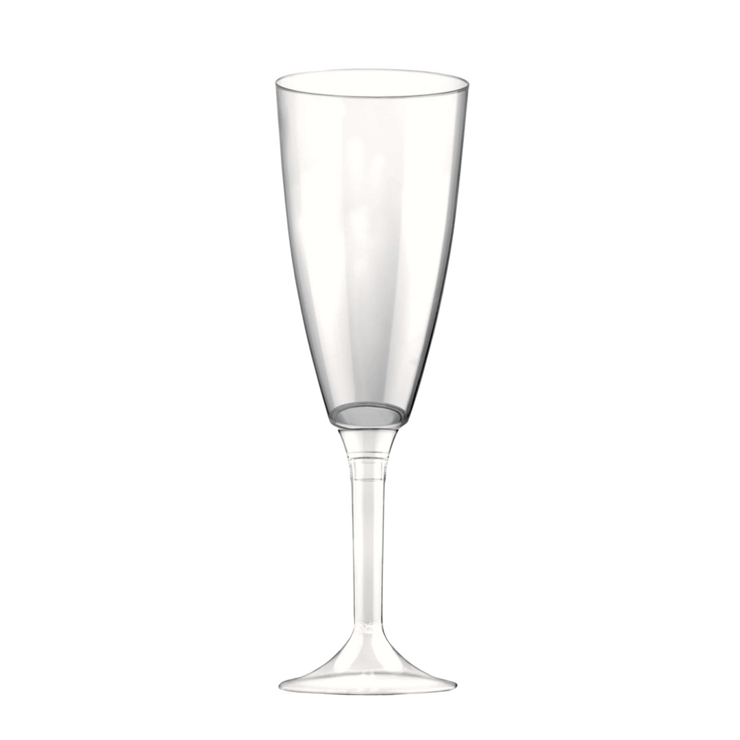 Bicchieri Calice Flute monouso ecosostenibili - Ideali per Champagne, Prosecco e Bollicine