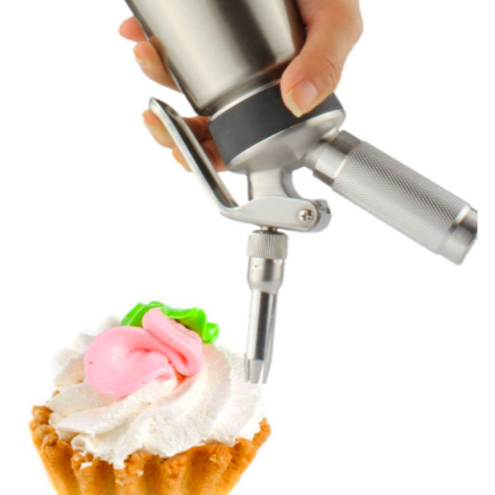 Sifone Dosatore per Panna Schneider – Acciaio Inox 1 Litro