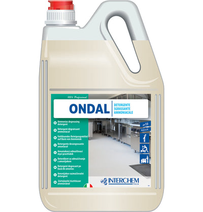 Detergente Ondal sgrassante ammoniacale professionale Interchem - 5kg