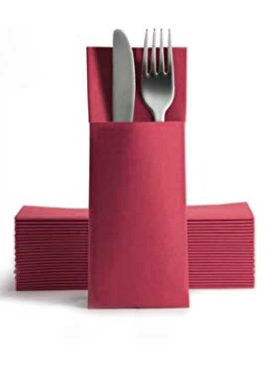 Tovagliolo con Tasca Portaposate in Airlaid – Eleganza e Praticità per la Tavola