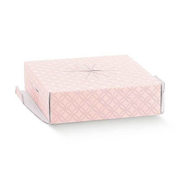 Scatole Trasparenti Portauovo di Pasqua con Blocca Uovo – Base Rosa o Verde 10 Pezzi
