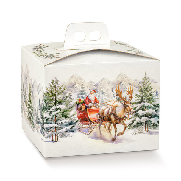 Scatola Porta Panettone Scotton – Fantasia “Paesaggio” - 30 pezzi