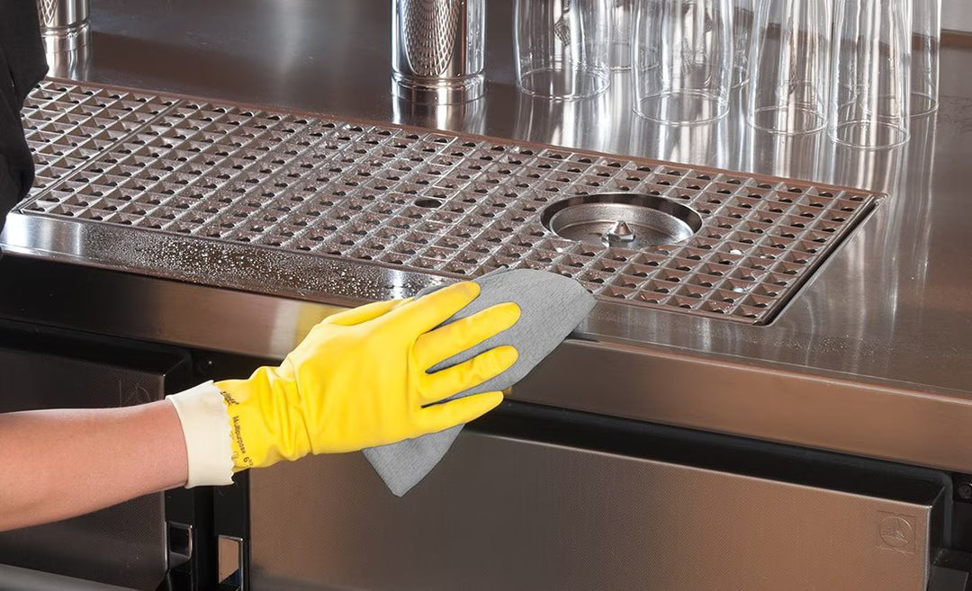 Panni Vileda Professional PVAinox 35x44cm - 5 pezzi