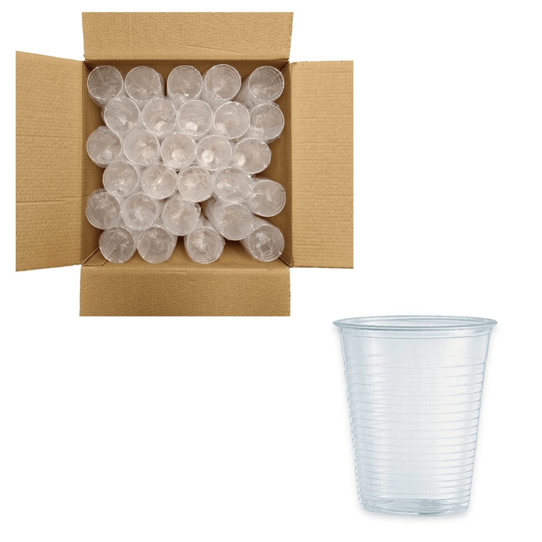 Bicchieri da Acqua in PP Rigato Riciclabile – 166ml (Confezione da 2880 Pezzi)