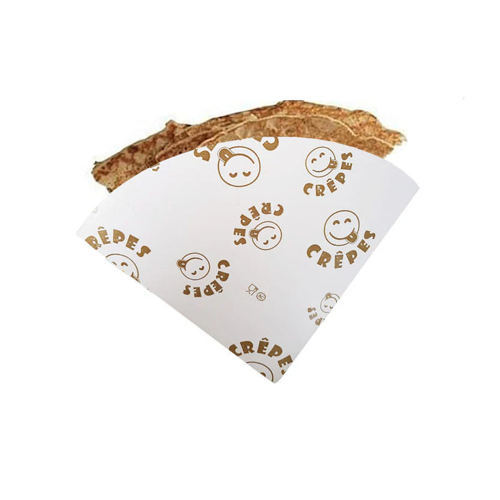 250 pezzi Porta Crepes in Carta 22x16cm