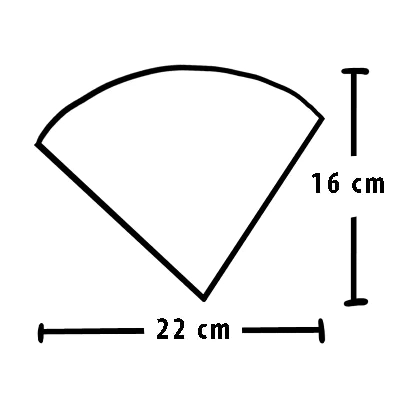 250 pezzi Porta Crepes in Carta 22x16cm
