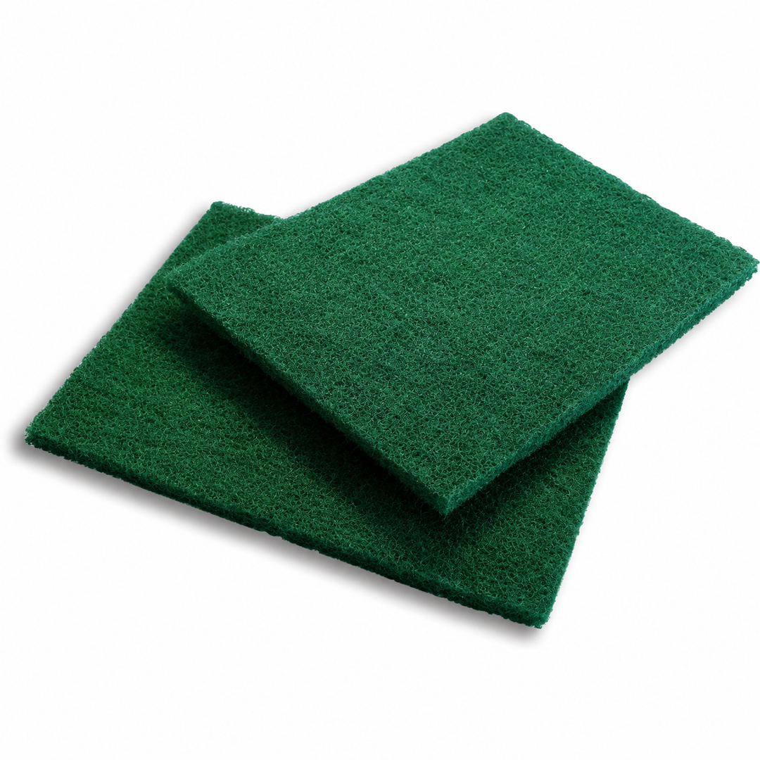 Fibra Abrasiva Verde Professionale Gr. 550 – 14x13x0,5 cm (Confezione da 60 Pezzi)