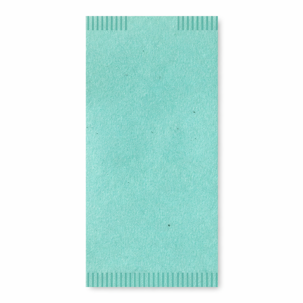 Sacchetti Portaposate in Carta Veneziana Acquamarina con Tovagliolo – 125 Pezzi