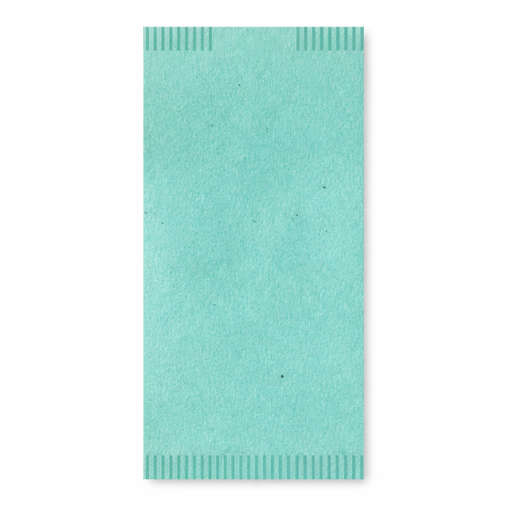 Sacchetti Portaposate in Carta Veneziana Acquamarina con Tovagliolo – 125 Pezzi