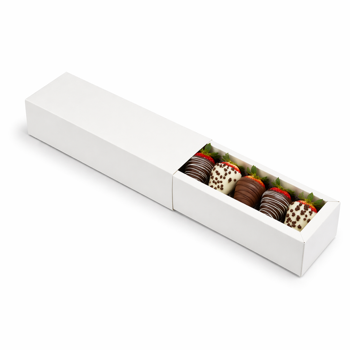 Scatola bianca a cassetto per Cioccolatini Fibra Bianca Scotton - 10 pezzi