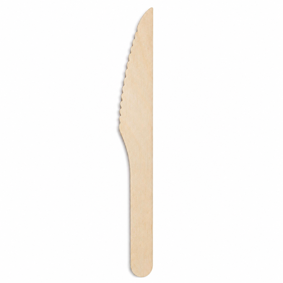 Posate Monouso in Legno di Betulla – Naturali, Resistenti ed Ecosostenibil