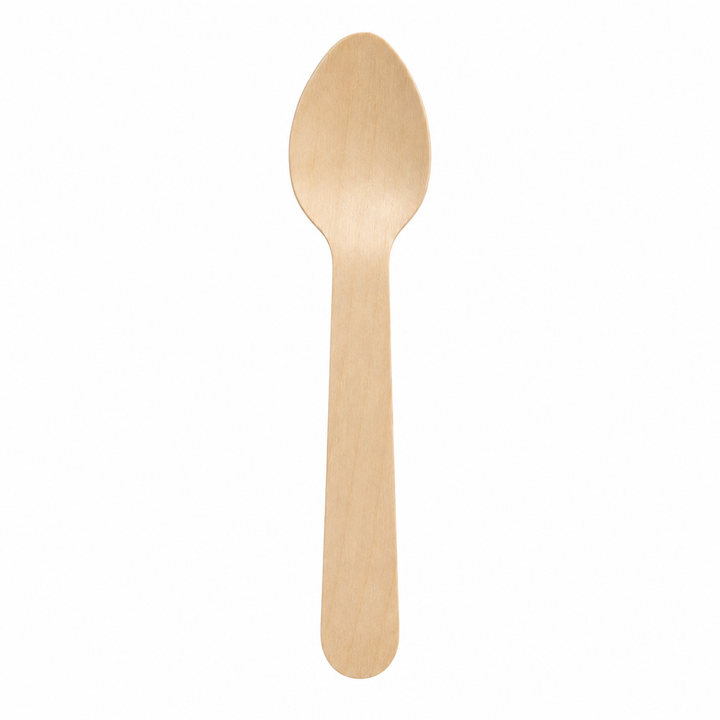 Posate Monouso in Legno di Betulla – Naturali, Resistenti ed Ecosostenibil