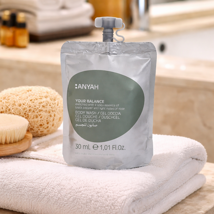 Doypack Anyah – Gel Doccia 30 ml | Confezione da 200 Pezzi