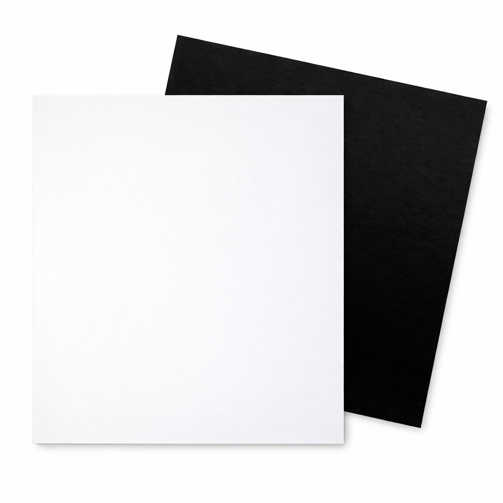 Tavoletta Sottotorta Double Face Bianca/Nera – Eleganza e Stabilità per Ogni Creazione