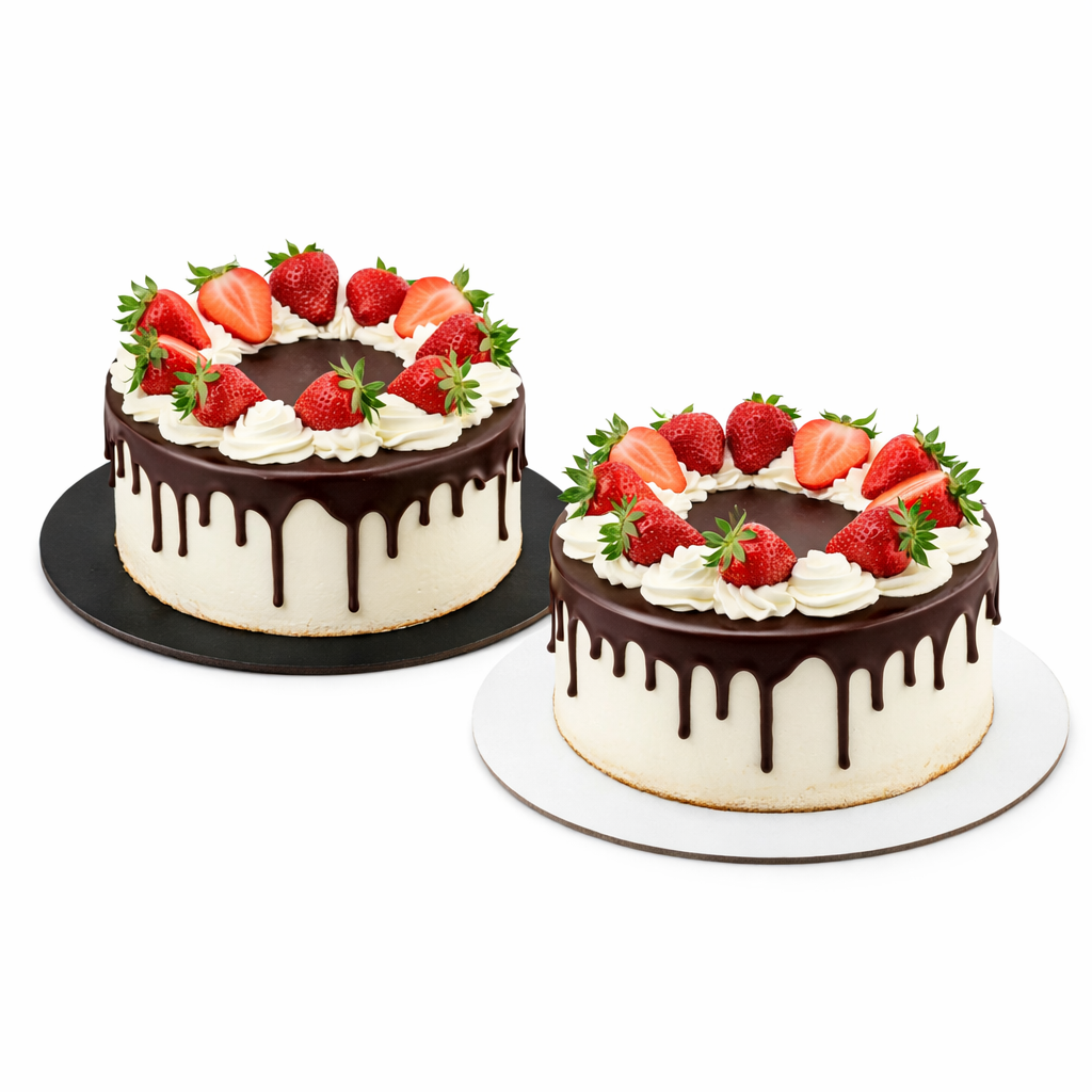 10kg Dischi sotto torta double face Neri e Bianchi