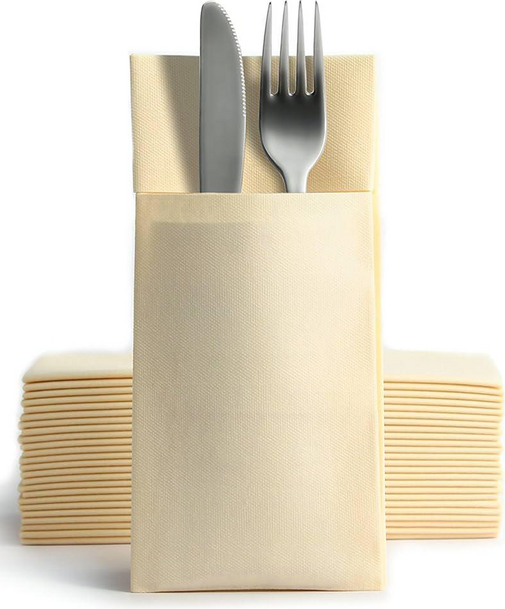 Tovagliolo con Tasca Portaposate in Airlaid – Eleganza e Praticità per la Tavola