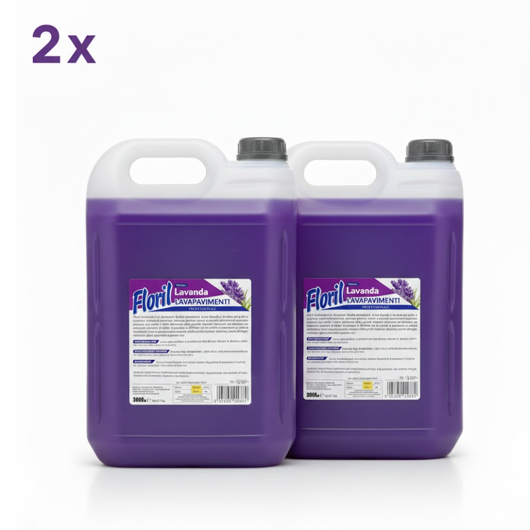 Detergente Lavapavimenti Floril – 2 Lattine da 5 Litri