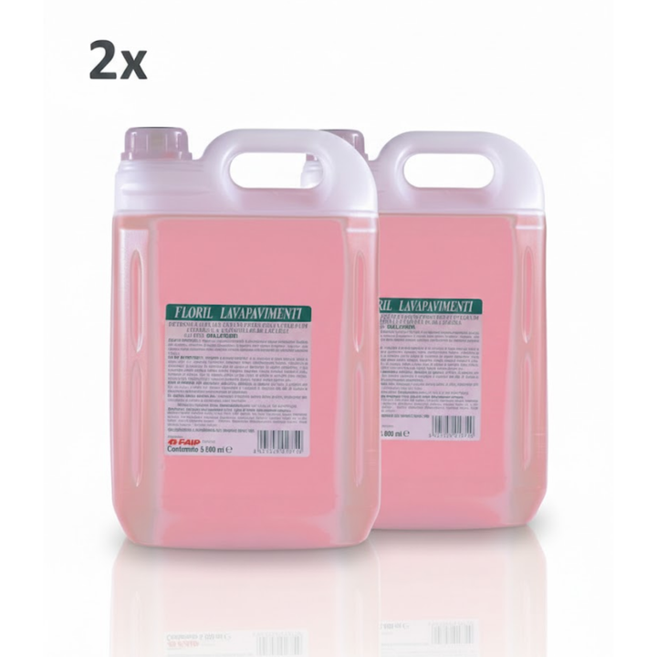 Detergente Lavapavimenti Floril – 2 Lattine da 5 Litri