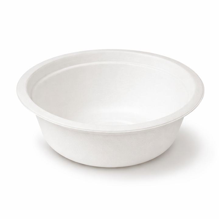 50pz Piatti tondi fondi, ciotole in polpa di cellulosa