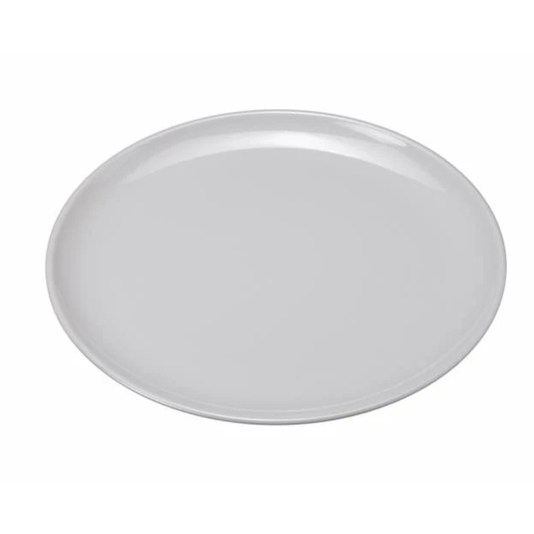 Vassoio Rotondo Maxi “Le Perle” Melamina Bianca - Diametro 40 × 3,5cm