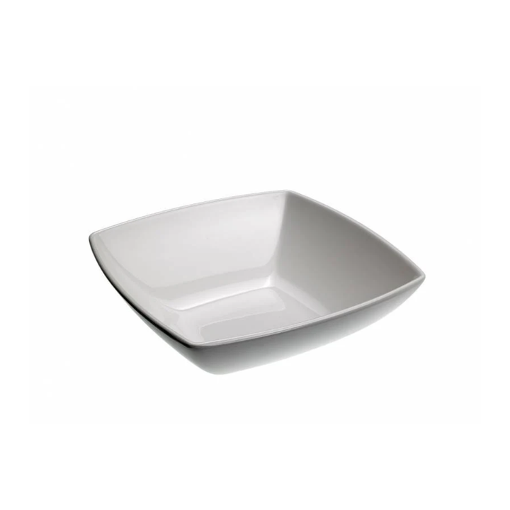 Ciotola Quadrata “Le Perle” – Melamina Bianca