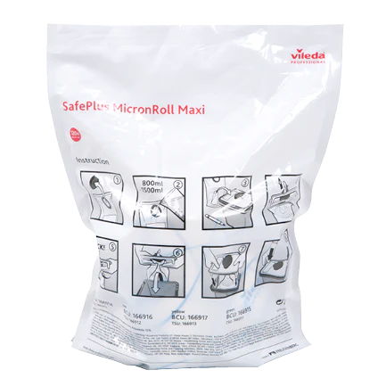 Dispenser SafePlus Vileda Professional per Panni Imbevuti MicronRoll Maxi