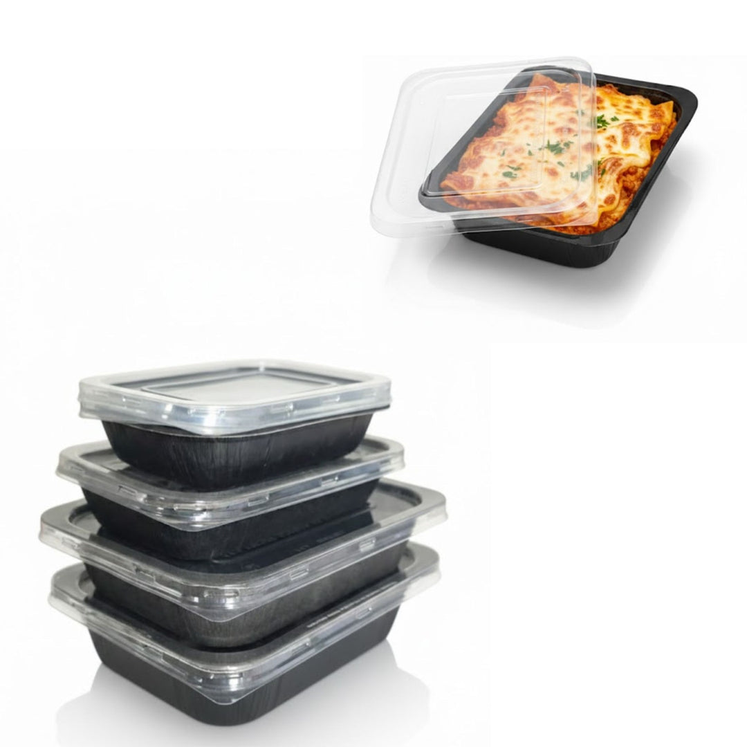 Contenitori in Pura Cellulosa + PET per alimenti caldi
