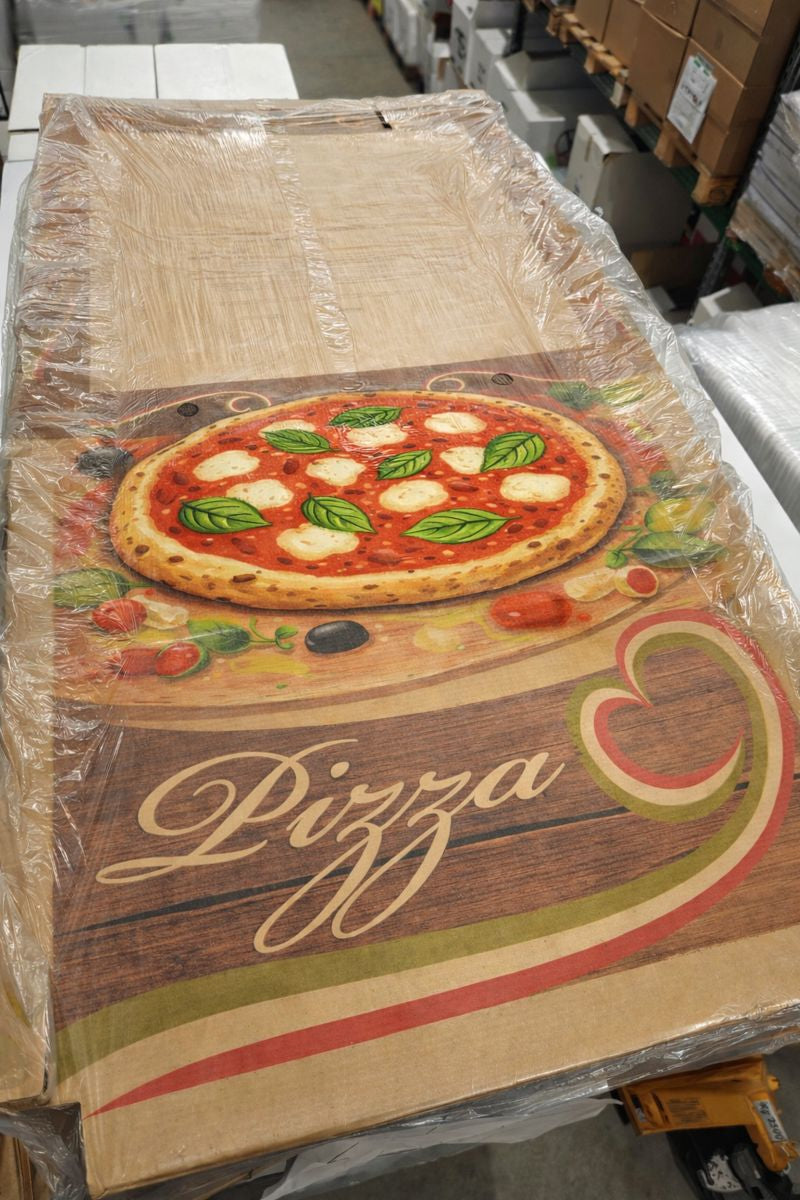 Scatole Pizza Avana – Ideali per Pizze Giganti, Focacce e Prodotti da Forno