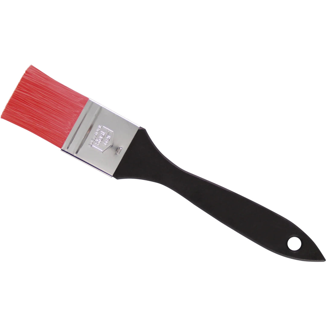 Pennello Alimentare in Plastica Nero 35 mm – Setole Rosse