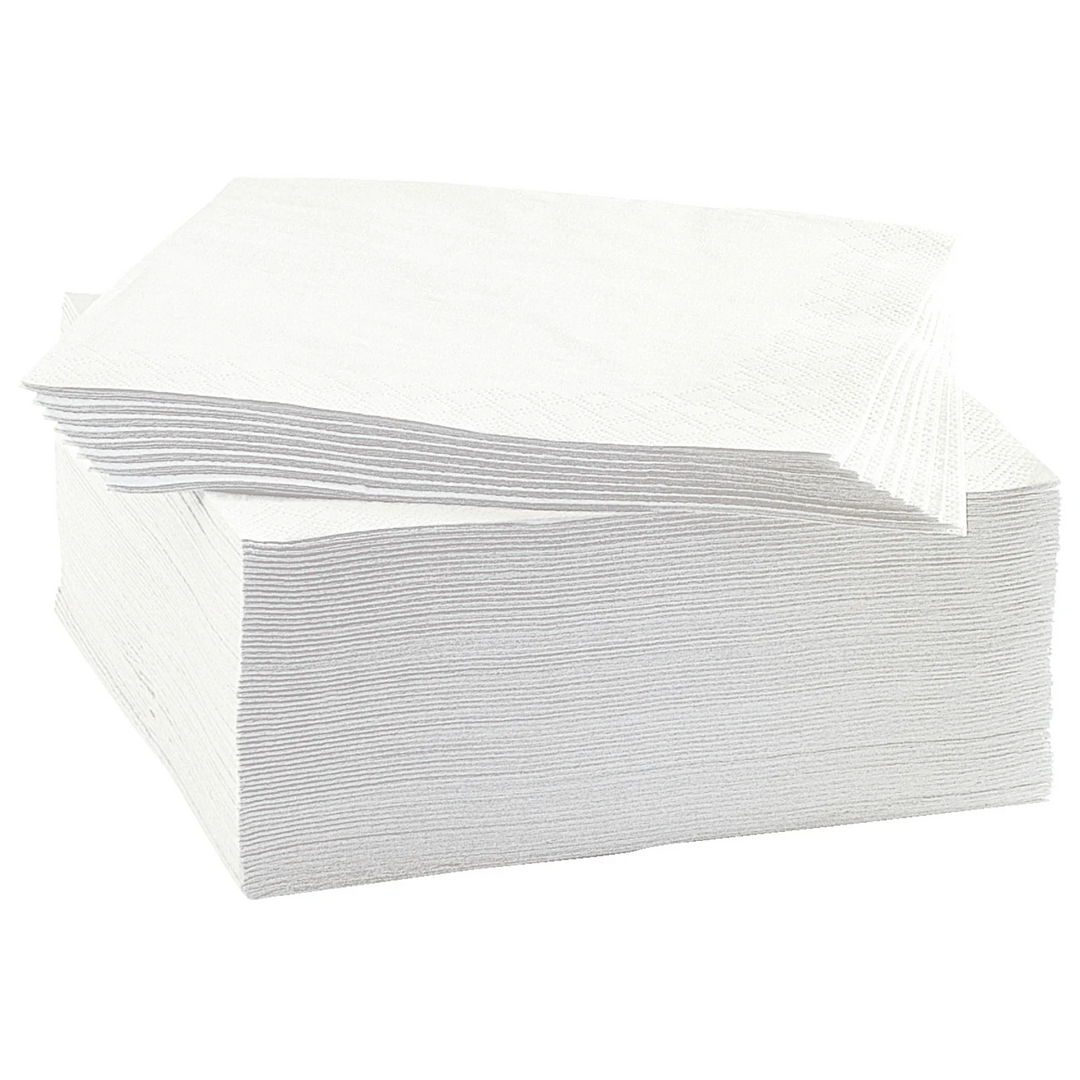 2400 Tovaglioli Strong 233 T5 Lucart Professional due veli bianchi 33x33cm - 832069