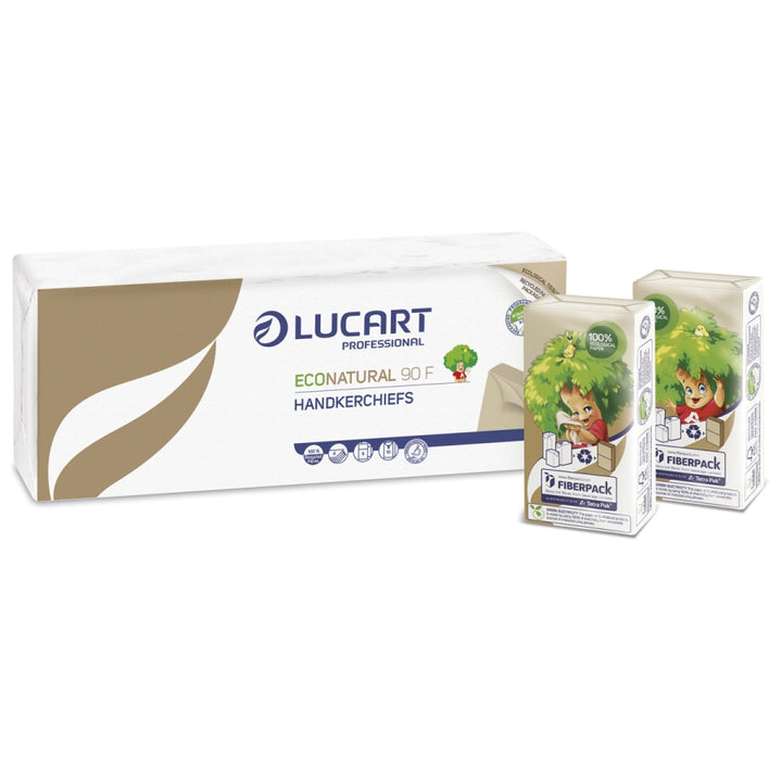 Fazzoletti EcoNatural 90 F Lucart Professional 843166J - 240 pacchetti