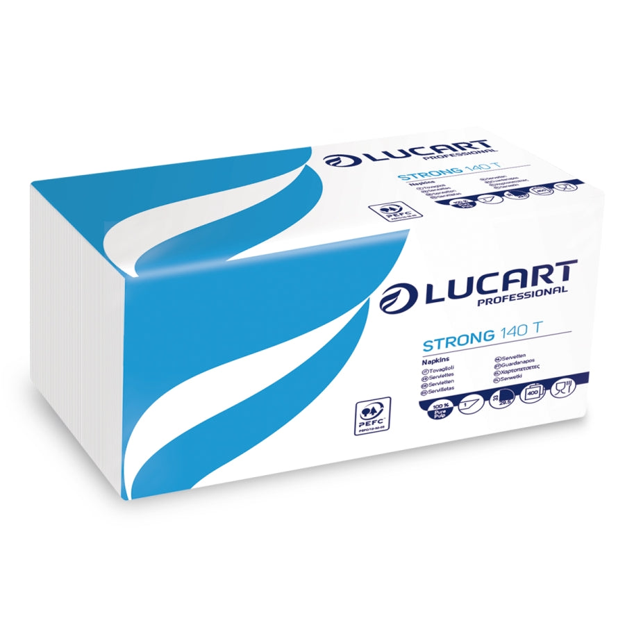 3200 Tovaglioli Strong 140T Lucart Professional monovelo 33x29.5cm - 831174