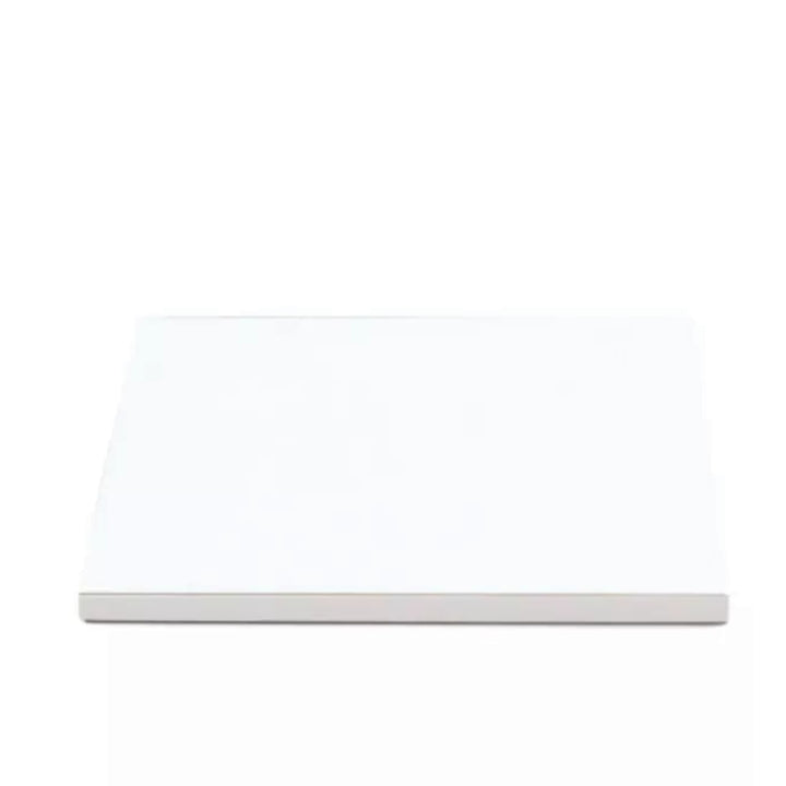 10 pezzi Sottotorta rigido Bianco Quadrato – Plastificata ed Elegante, Disponibile in Diverse Misure