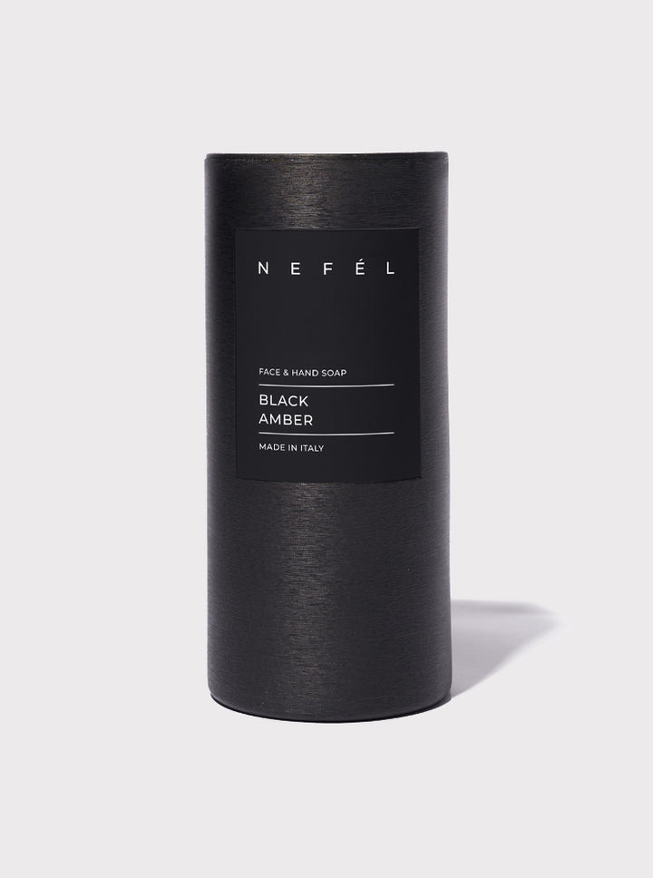 Sapone Viso e Mani Nefél Black Amber 480ml – Alchimia d’Oriente per la Cura delle Mani e del Viso